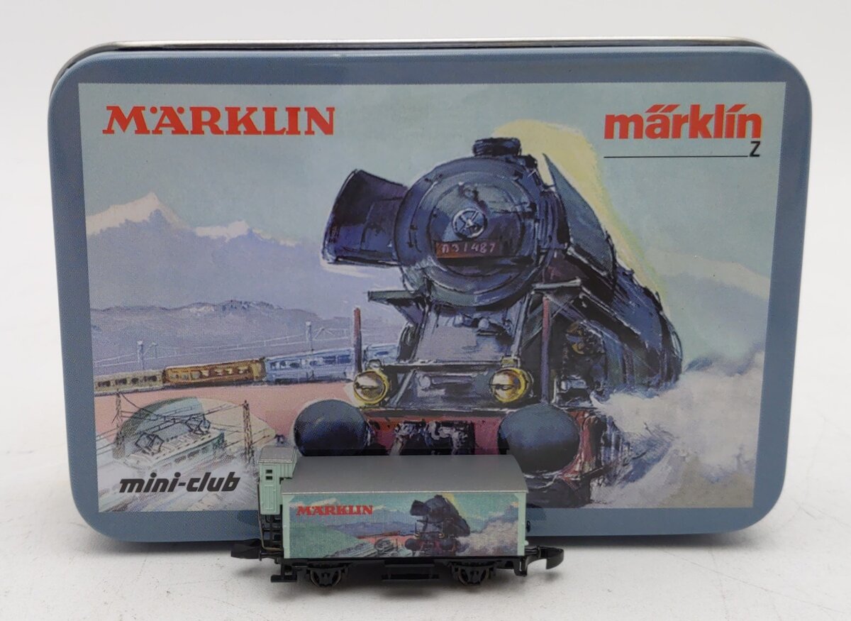 Marklin 80919 Z Scale Model Railway Meeting Freight Car with Brakeman's Cab LN/Box