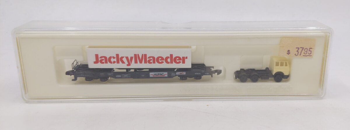 Marklin 8603 Z Flatcar with Container & Truck LN/Box