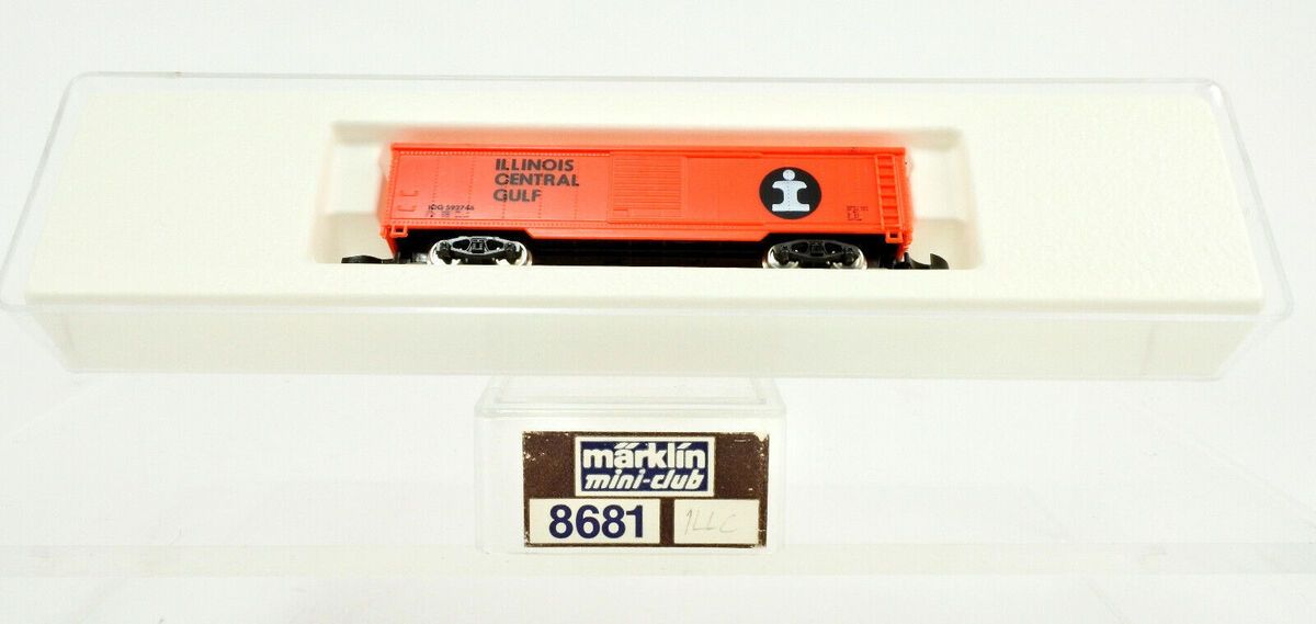 Marklin 8681 Z Scale Illinois Central Gulf Boxcar #592746 LN/Box