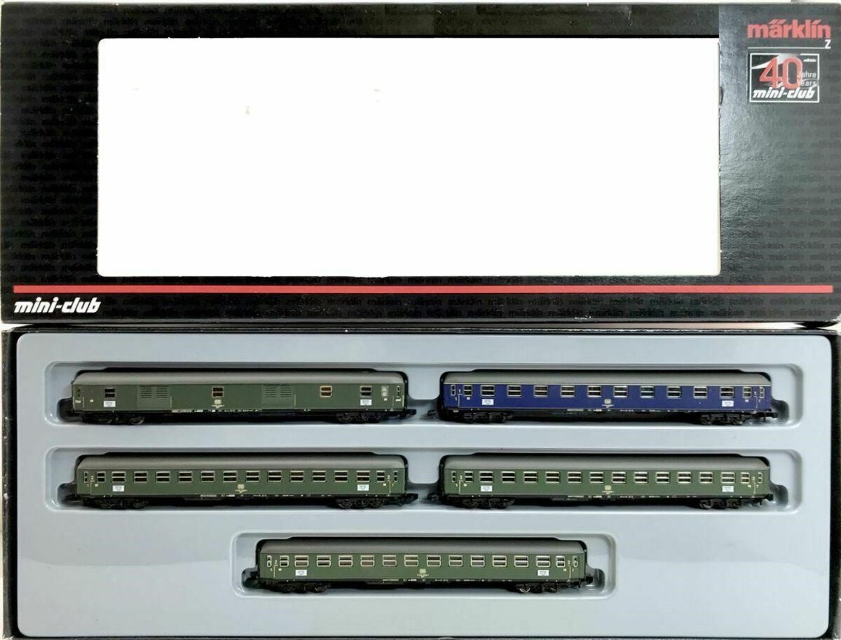 Marklin 87400 Z Scale DB Express Passenger Car Set (Set of 5)