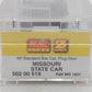 Micro-Trains 50200519 Z Scale Missouri State 40' Standard Plug Door Boxcar #1821 LN/Box