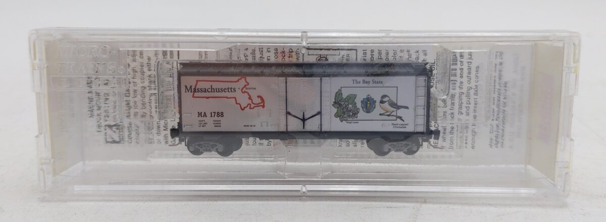 MicroTrains 50200544 Z Scale Massachusetts State Car 40' Plug-Door Boxcar #1788 LN/Box
