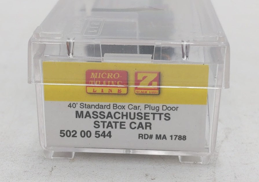 MicroTrains 50200544 Z Scale Massachusetts State Car 40' Plug-Door Boxcar #1788 LN/Box