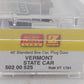 Micro-Trains 50200525 Z Scale Vermont 40' Standard Plug Door Box Car #1791 LN/Box