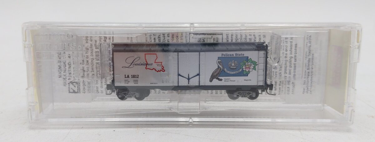 Micro-Trains 50200532 Z Scale Louisiana 40' Standard Plug-Door Box Car #1812 LN/Box