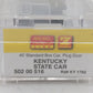 Micro-Trains 50200516 Z Scale Kentucky 40' Standard Plug Door Boxcar #1792 LN/Box