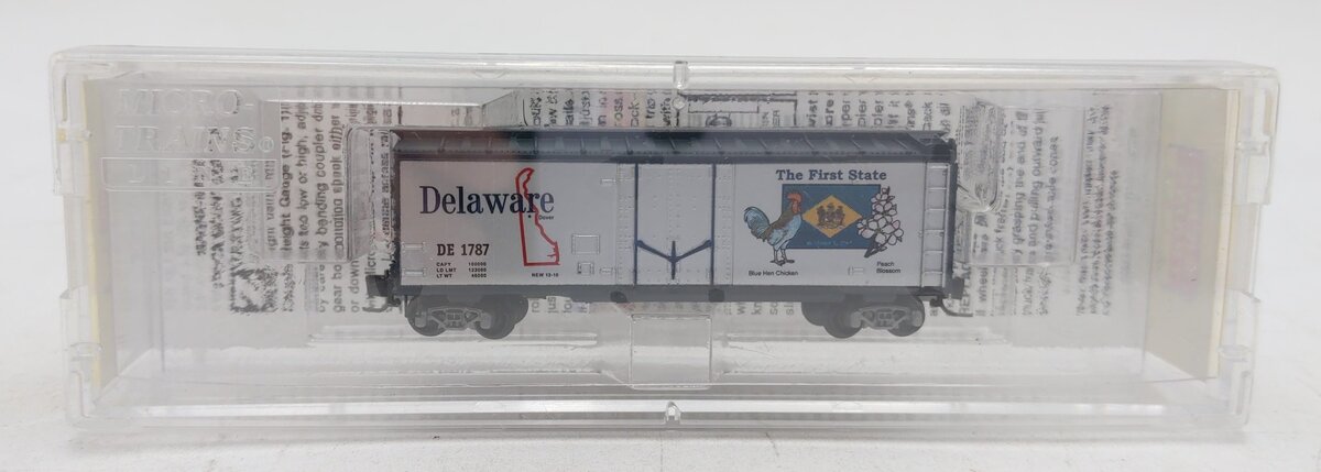 Micro-Trains 50200530 Z Delaware 40' Plug-Door Box Car #1787 LN/Box