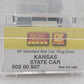 MicroTrains 50200507 Z Scale Kansas 40' Standard Plug Door Boxcar #1861 LN/Box