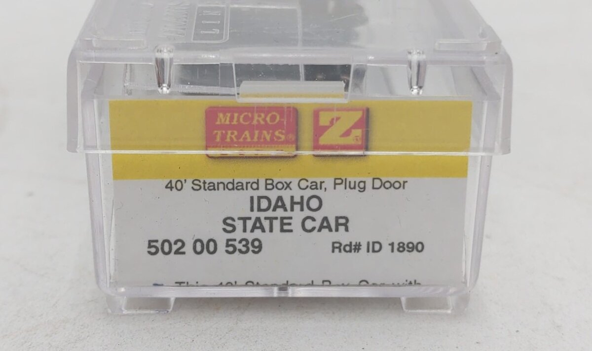 Micro-Trains 50200539 Z Scale Idaho 40' Plug Door Box Car #1890 EX/Box