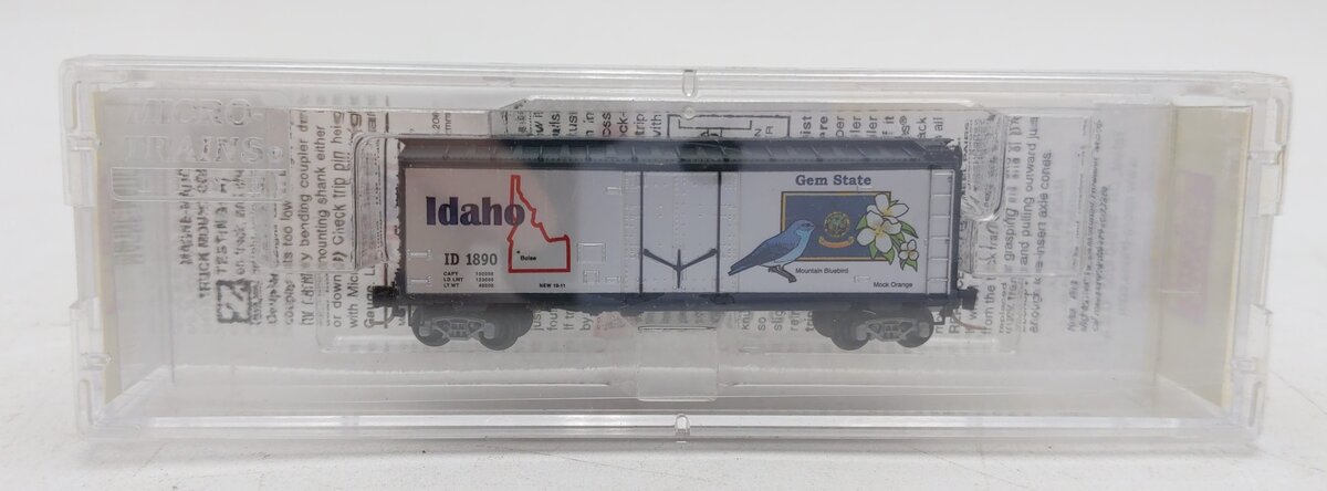 Micro-Trains 50200539 Z Scale Idaho 40' Plug Door Box Car #1890 EX/Box