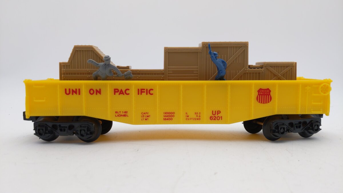 Lionel 6-6201 O Gauge Union Pacific Animated Gondola LN/Box