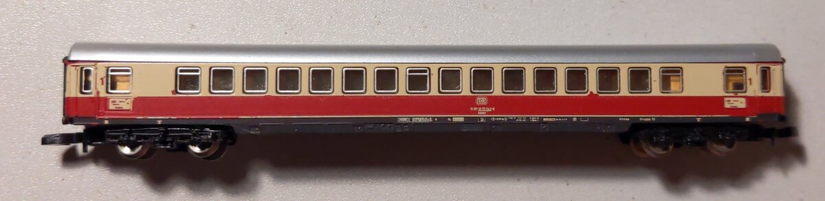 Marklin 8725 Z DB Tee 1st Class Passenger Coach Car LN/Box