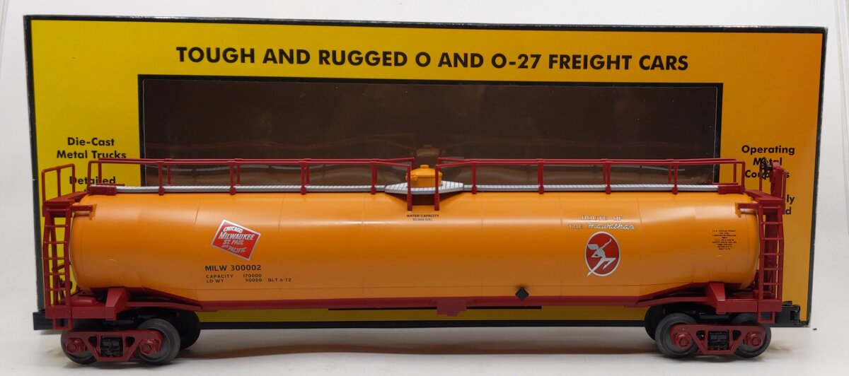 MTH 30-73341 O Gauge Milwaukee Rd. 33K Gallon Tank Car