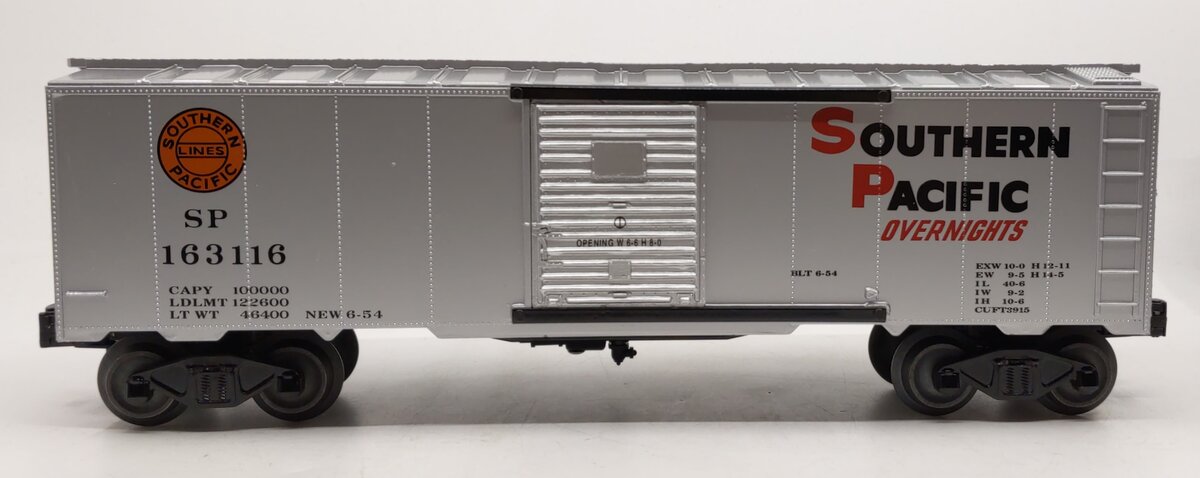 Williams 47002 O Gauge Southern Pacific 40 Ft. Boxcar #163116