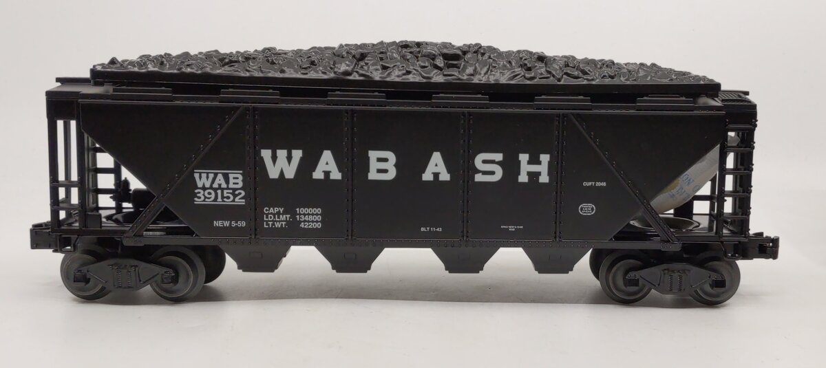 Williams 47617 O Gauge Wabash Quad Hopper #39152