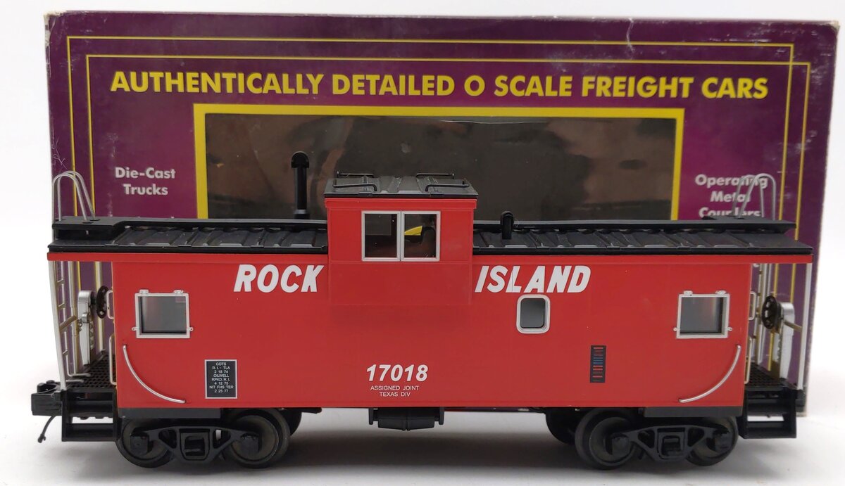 MTH 20-91341 Rock Island Extended Vision Caboose #10718
