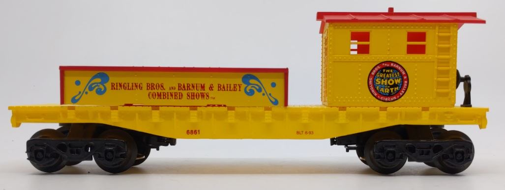 K-Line K6861 O Ringling Bros & Barnum & Bailey Circus Boom Car LN/Box