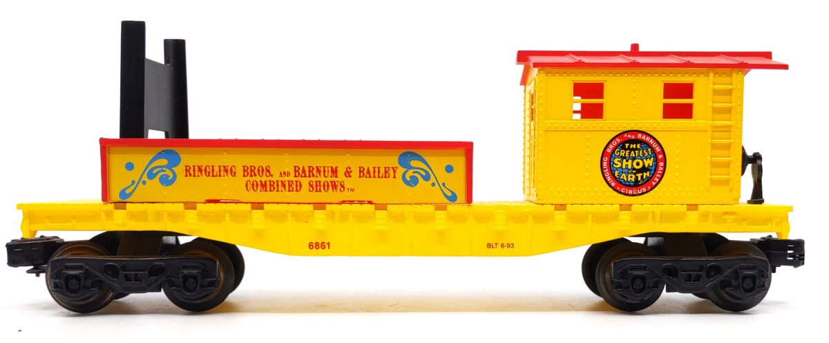 K-Line K6861 O Ringling Bros & Barnum & Bailey Circus Boom Car LN/Box