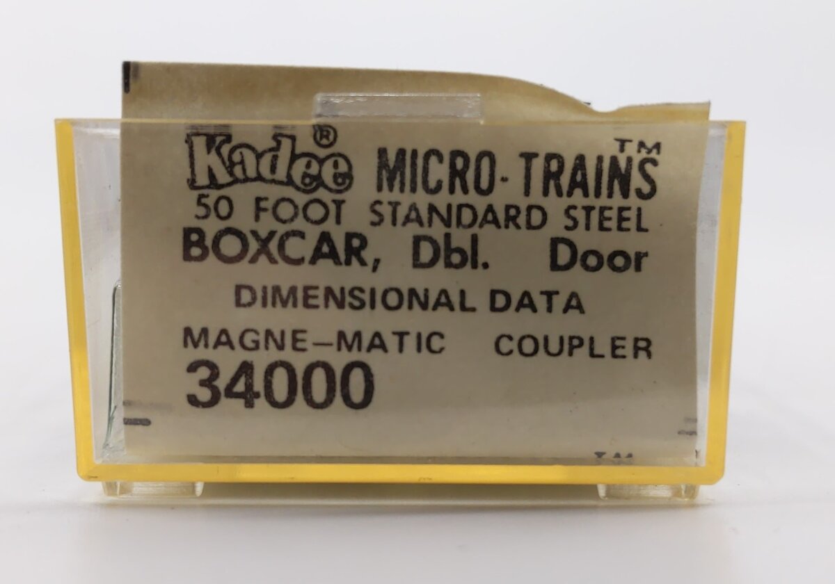Micro-Trains 03400000 N Undecorated 50' Standard Double Door Boxcar