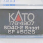 Kato 176-4907 N Santa Fe SD40-2 Diesel Locomotive #5026