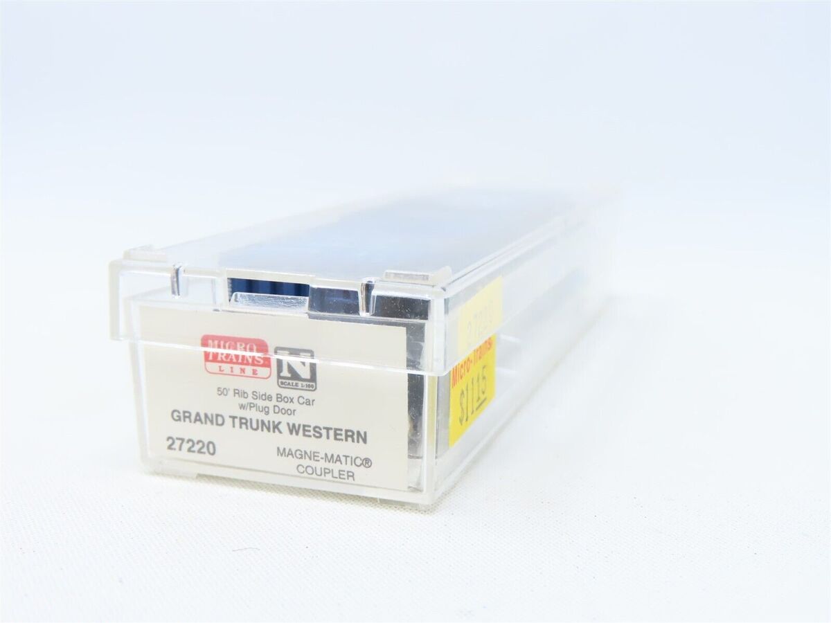 Micro-Trains 02700220 N Scale GTW 50' Plug Door Rib Side Boxcar #598093 LN/Box