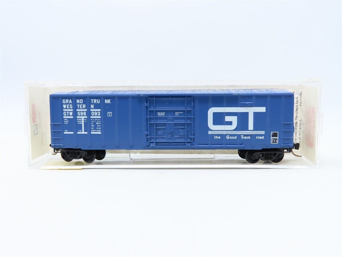 Micro-Trains 02700220 N Scale GTW 50' Plug Door Rib Side Boxcar #598093 LN/Box