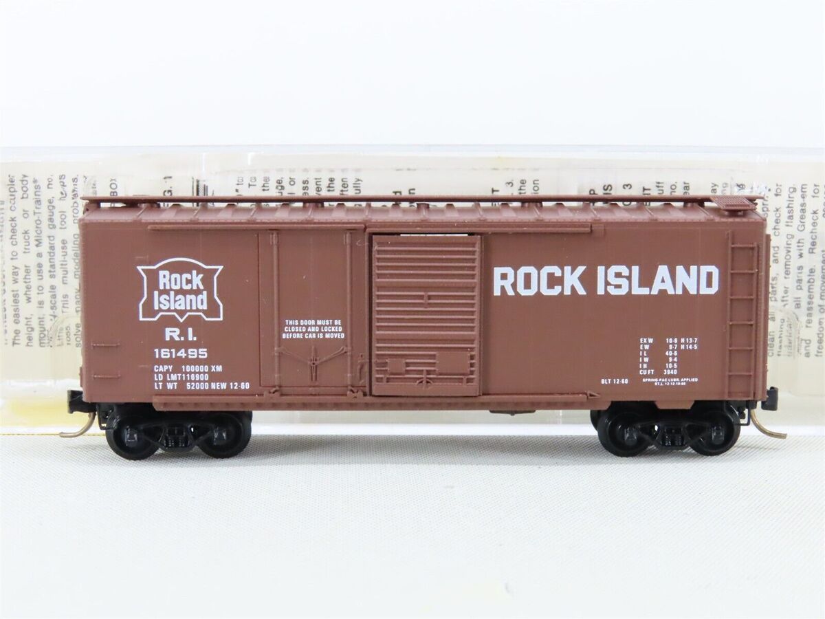 Micro-Trains 02200060 N Rock Island 40' Plug & Sliding Door Boxcar #161495