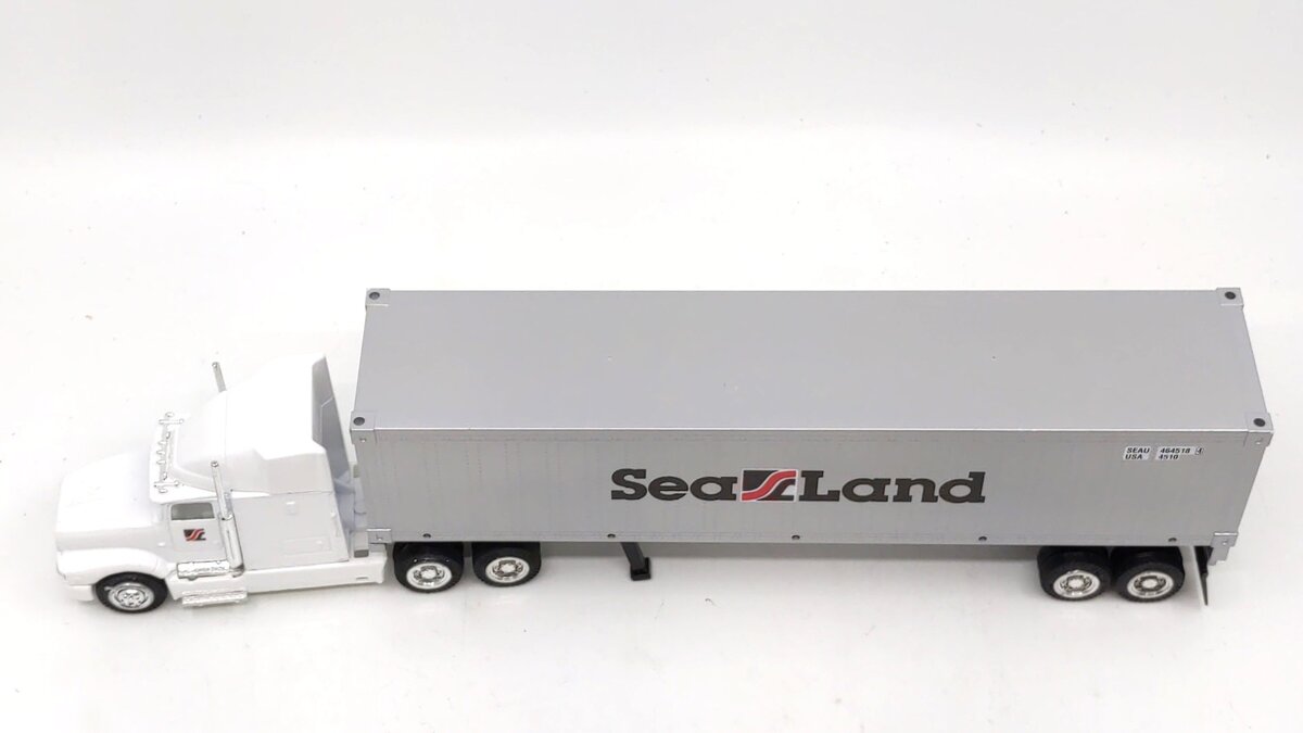 MDK, Inc. Worldwide Intermodal 86003 O 1:48 Sea Land Die Cast Tractor & Trailer EX/Box
