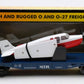MTH 30-7621 O MTH Transportation Co Flatcar w/Red & White Airplane #1959 LN/Box