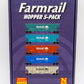 Micro-Trains 99302140 N Scale Farmrail Hopper (Pack of 5) NIB