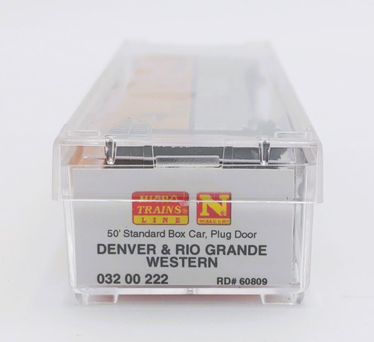 Micro-Trains 03200222 N D&RGW 50' Standard Steel Plug Door Boxcar #60809