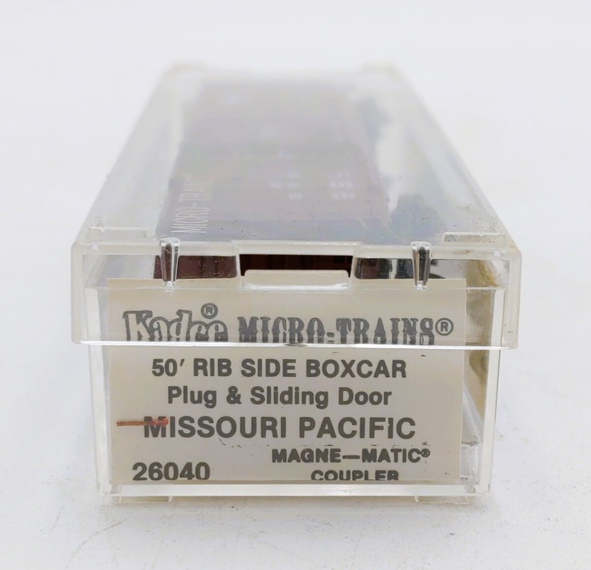 Micro-Trains 02600040 N MP 50' Plug & Sliding Door Rib Side Boxcar #367928 LN/Box