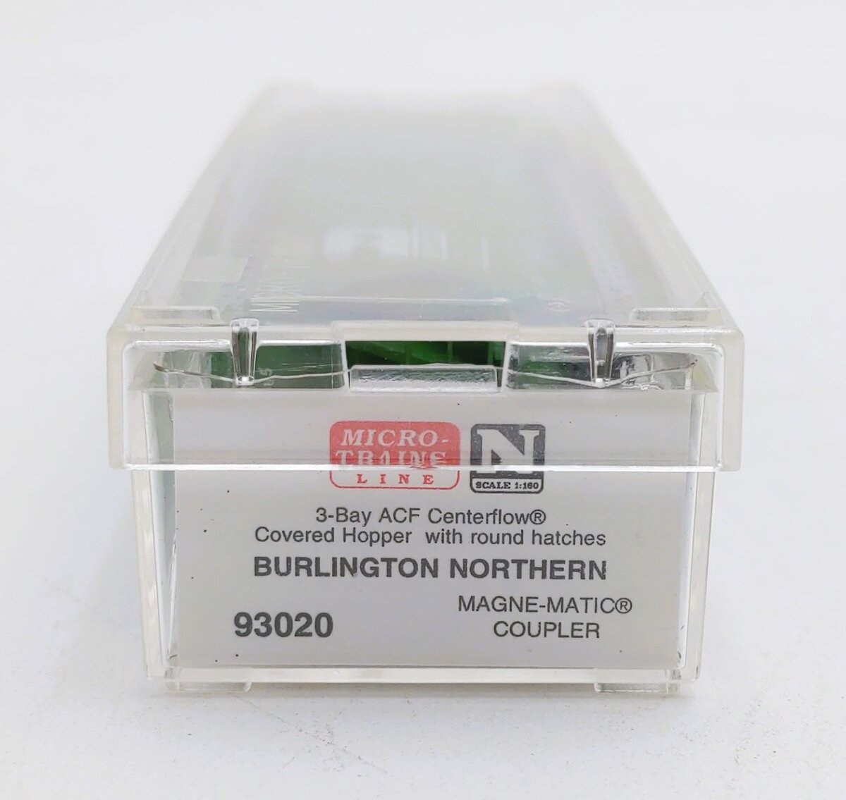 Micro-Trains 09300020 N BN 3-Bay ACF Center Flow Covered Hopper #459385 LN/Box