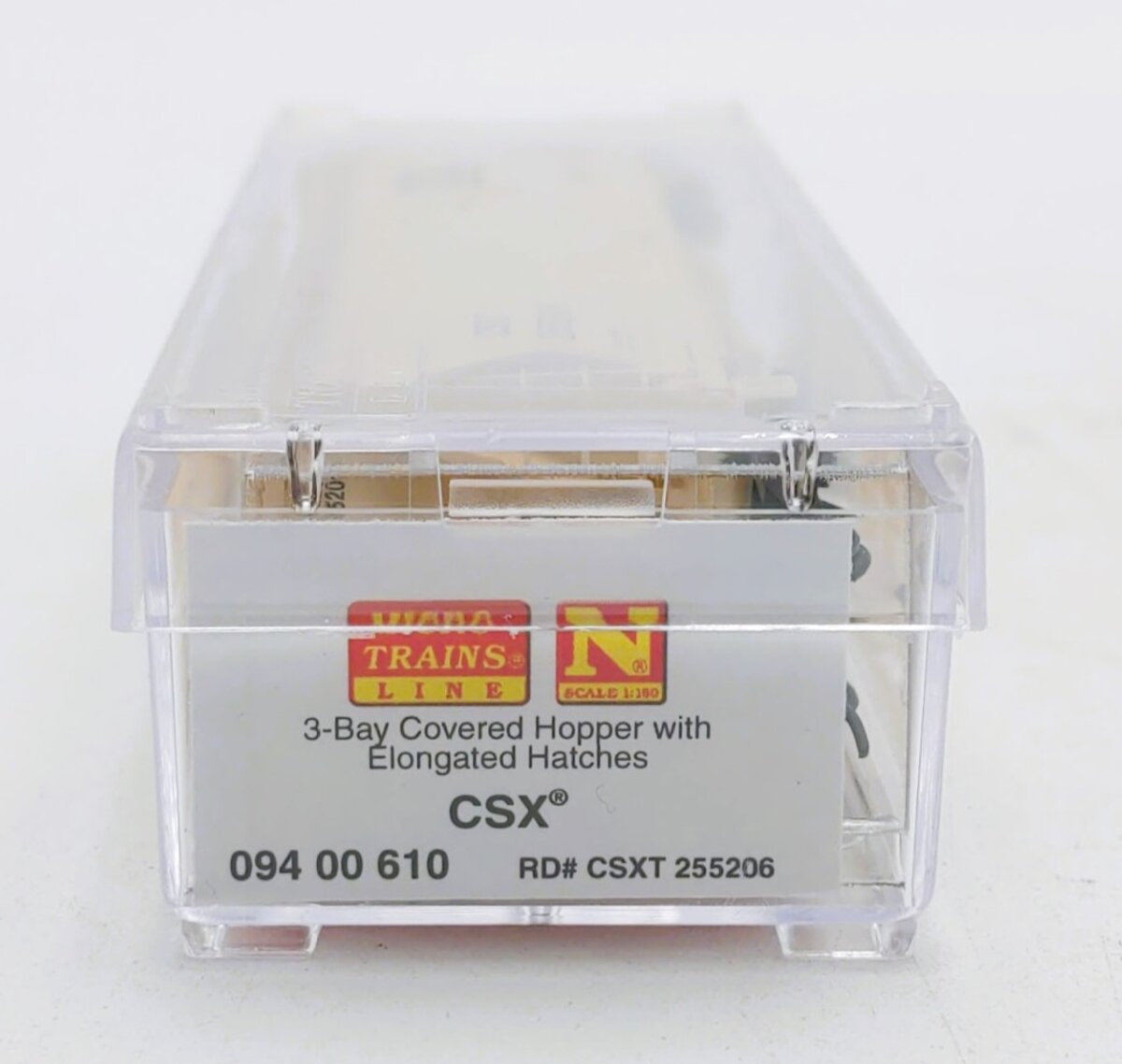 Micro-Trains 09400610 N CSXT 3-Bay ACF Center Flow Covered Hopper #255206