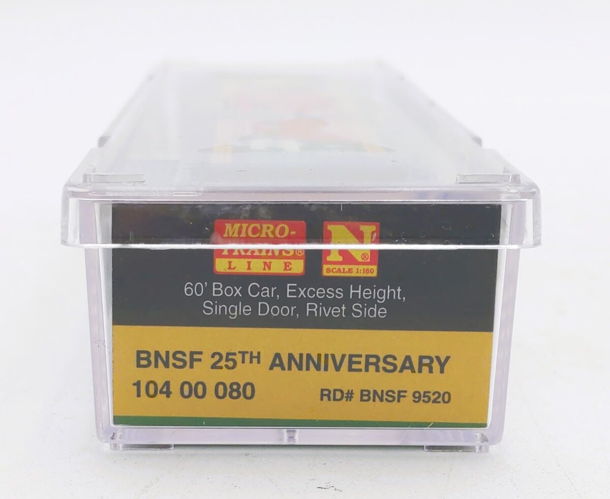 Micro-Trains 10400080 N BNSF 25th Anniversary 60' High-Cube Boxcar #9520