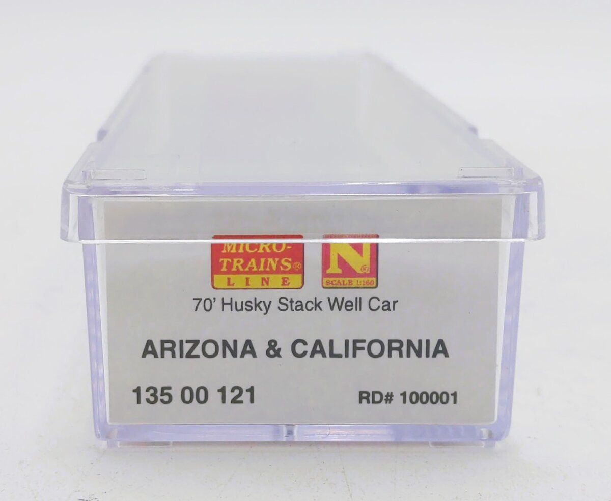 Micro-Trains 13500121 N Arizona & California 70’ Husky Stack Well Car #100001