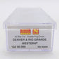 Micro-Trains 12200090 N D&RGW 60' Double Plug Door Boxcar #63826