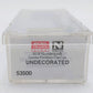 Micro-Trains 05300500 N Undecorated 60' 8" Gunderson Center Partition Flatcar