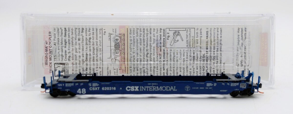 Micro-Trains 13500081 N CSX 70' Husky Stack Well Car #620316A