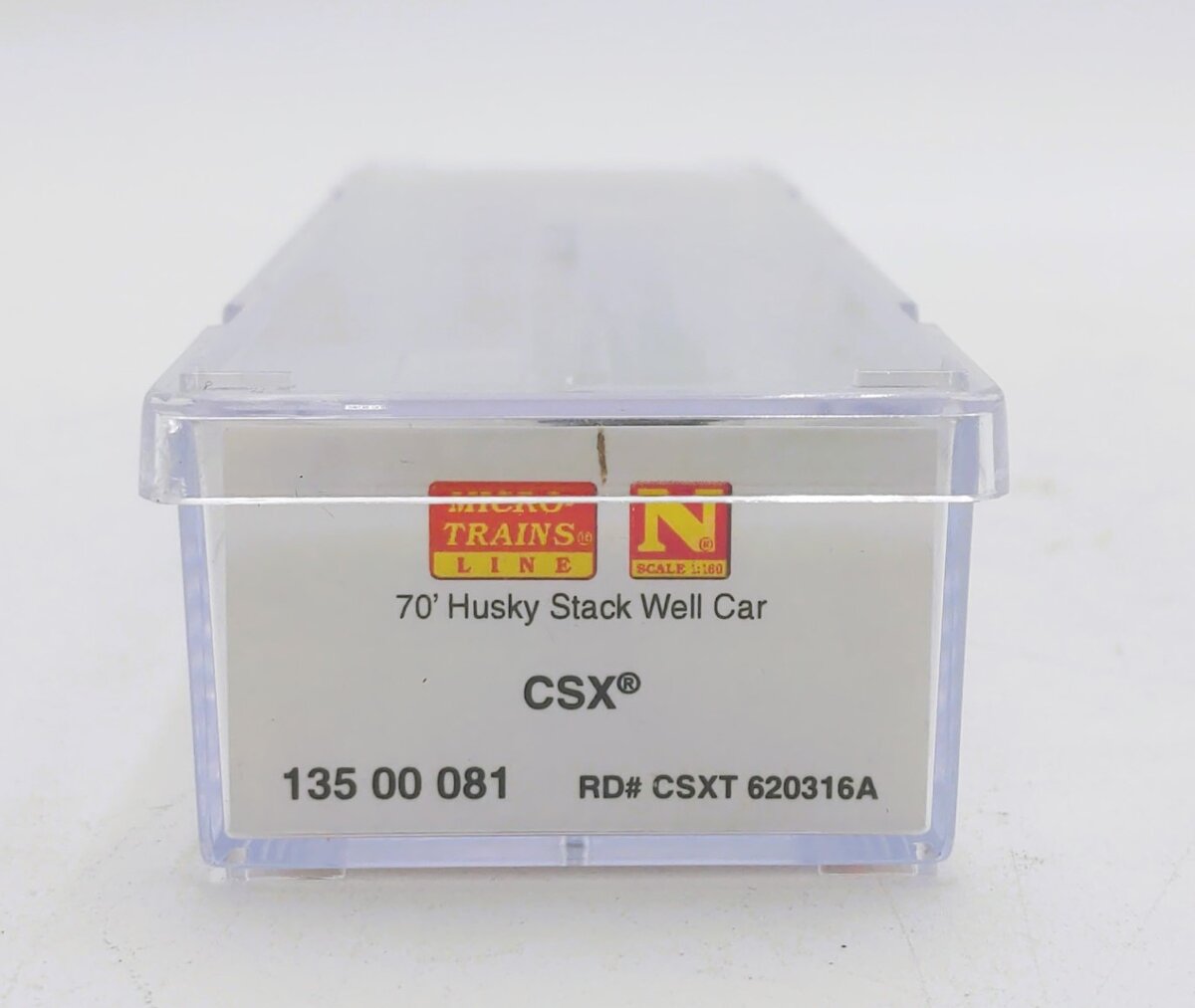 Micro-Trains 13500081 N CSX 70' Husky Stack Well Car #620316A