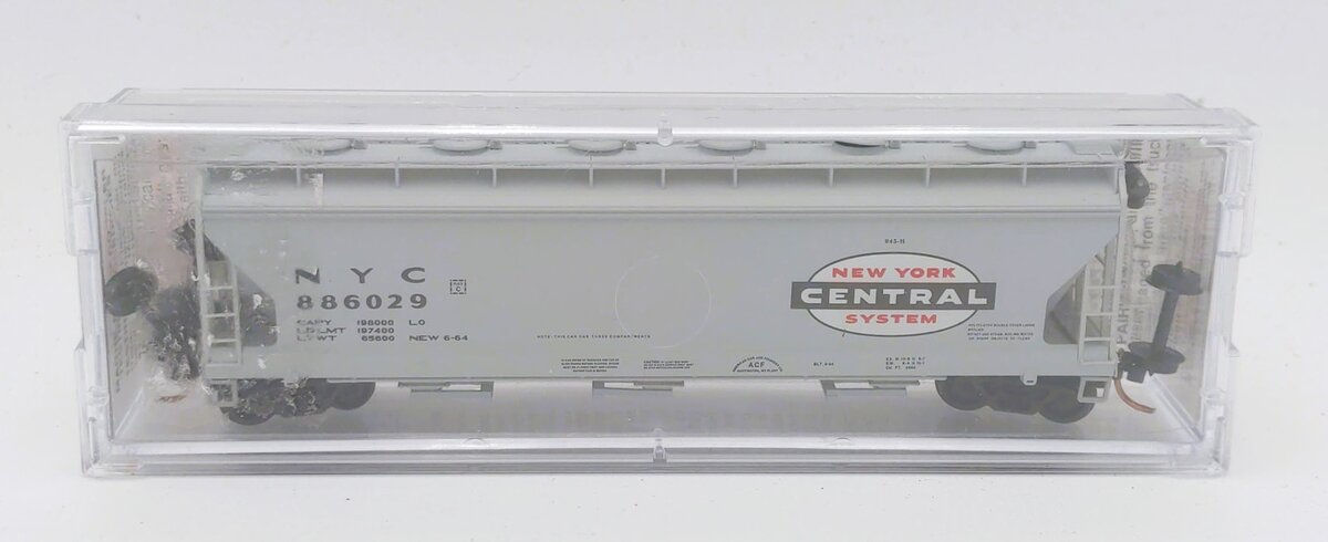 Micro-Trains 09300030 N NYC 3-Bay ACF Center Flow Covered Hopper #886029