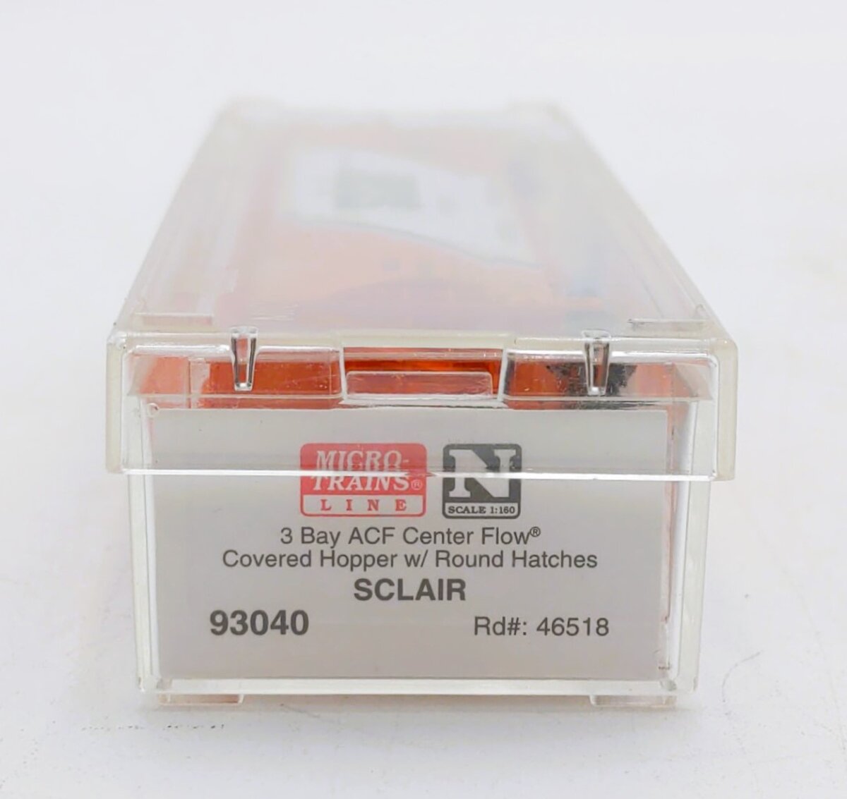 Micro-Trains 09300040 N Sclair 3-Bay ACF Center Flow Covered Hopper Car #46518