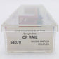 Micro-Trains 05400070 N Scale CP Rail 61' 8" Bulkhead Flatcar #317135 LN/Box