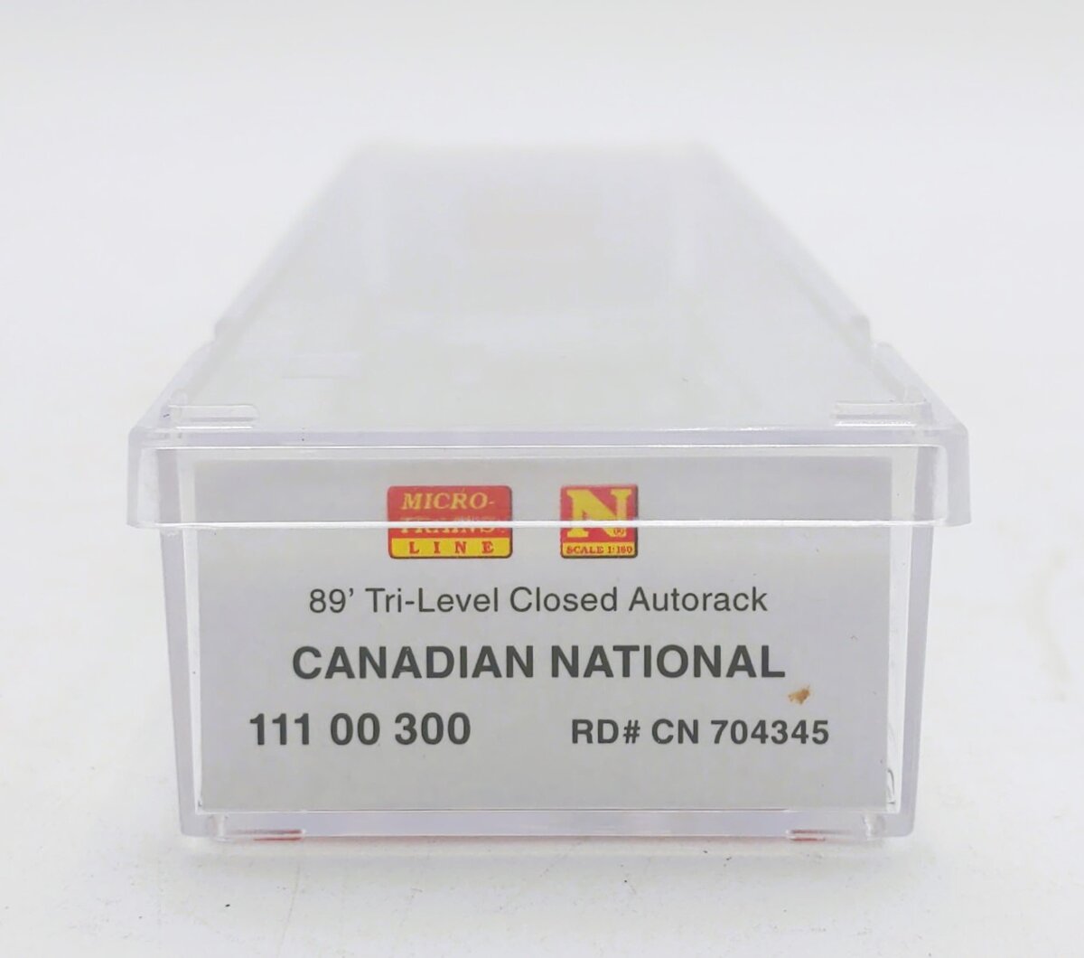 Micro-Trains 11100300 N CN 89' Tri-Level Enclosed Autorack #704345