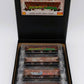 Micro-Trains 99305550 N ATSF Griffiti 3-Bay Covered Hopper (Set of 4)