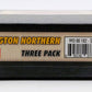 Micro-Trains 99300182 N Burlington Northern 70' Husky Stack Well Car (Set of 3)