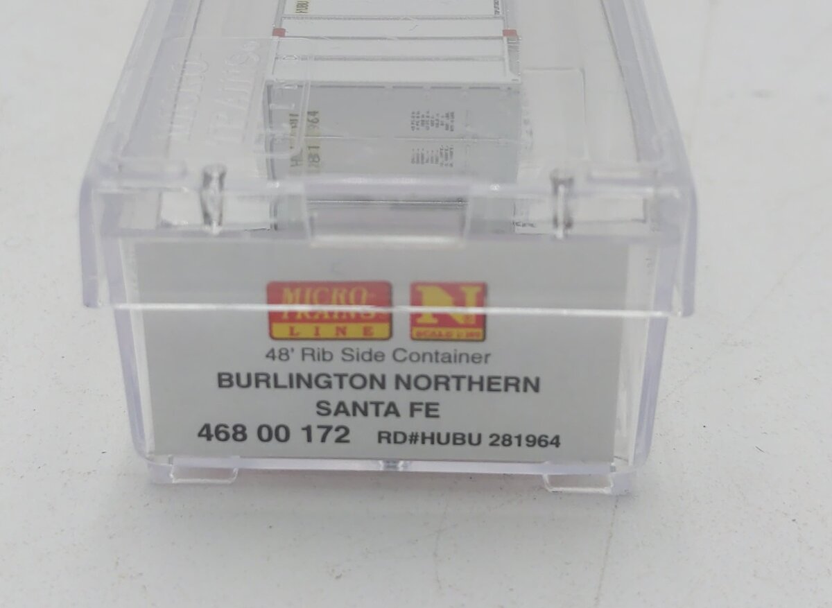 Micro-Trains 46800172 N BNSF 48' Rib Side Container #281964