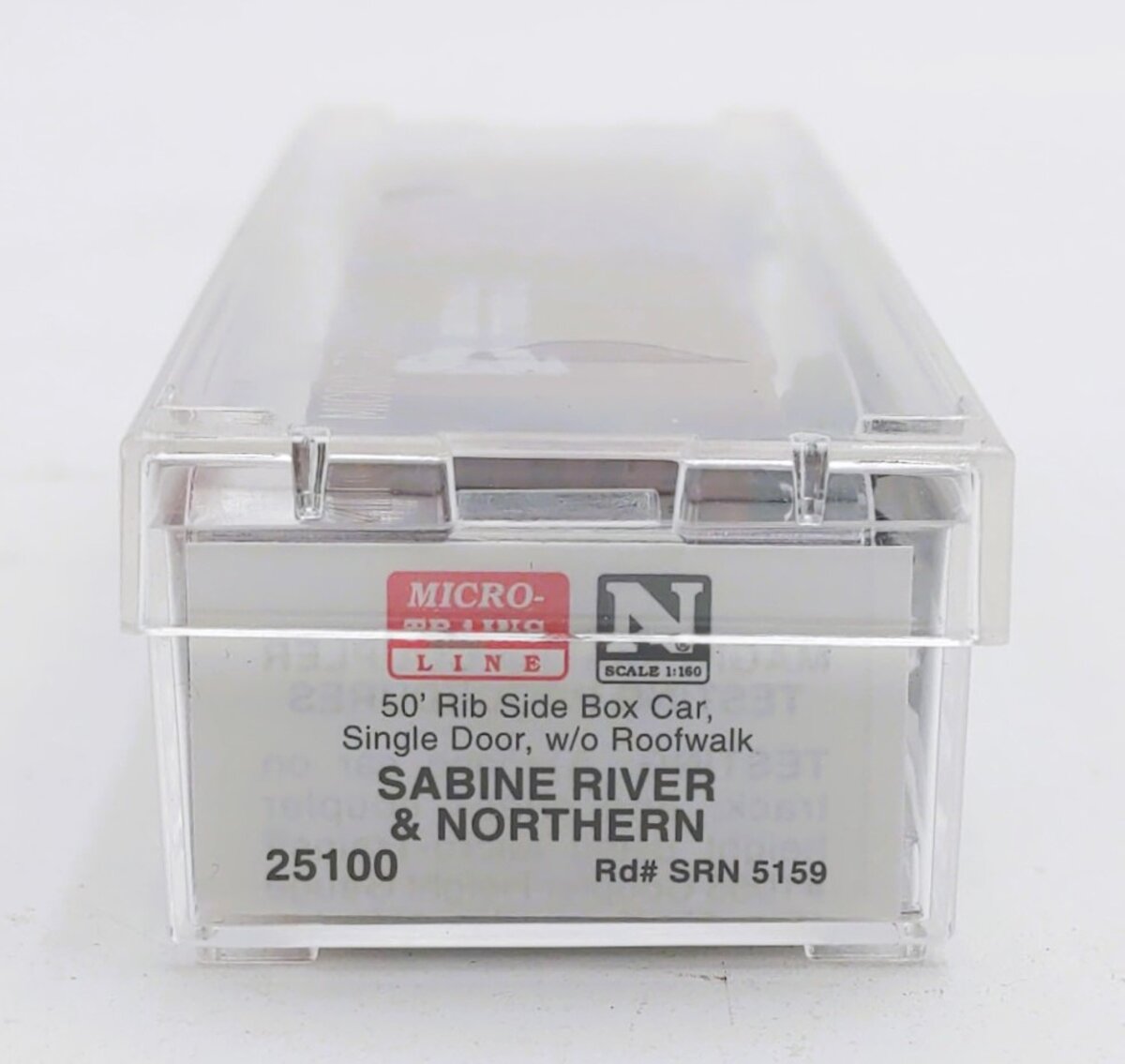 Micro-Trains 02500100 N SRN 50' Ribside Single Door Boxcar w/o Roofwalk #5159 LN/Box
