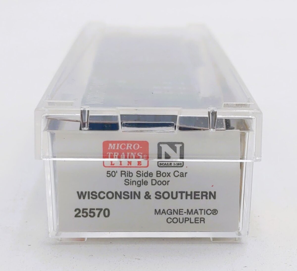 Micro-Trains 02500570 N Scale WSOR 50' Single Door Rib Side Boxcar #101545 LN/Box