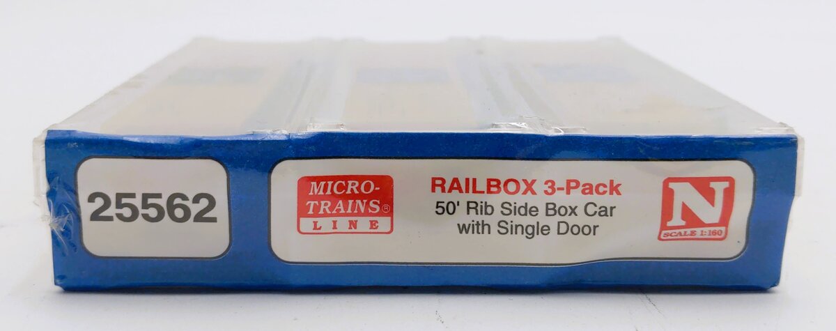 Micro-Trains 02500562 N Railbox 50' Rib Side Boxcar (Set of 3)